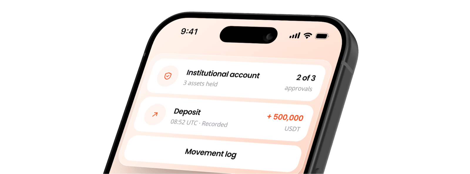 Custody product interface