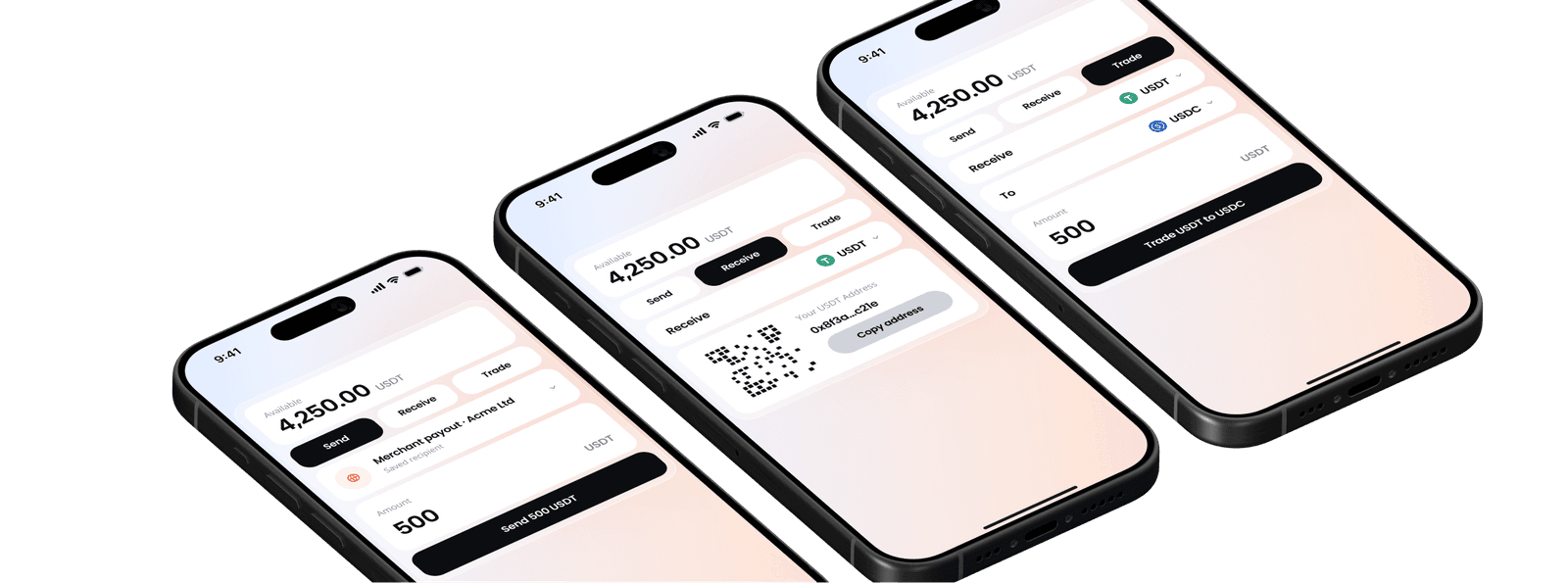 Wallet product interface